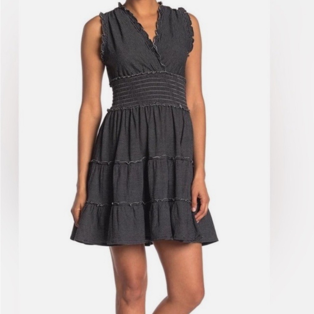 Max Studio Tiered Ruffle Mini Dress